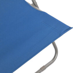 Berkfield Folding Beach Chairs 2 Pcs Steel And Oxford Fabric Blue - thumbnail 8