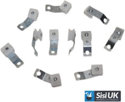 Sisi UK Integra Metal Pendulum Slides Heavy Duty Curtain Track Gliders Classic Unfinished Metal Wall Mount Curtain Track Gliders (20 Pack) - thumbnail 2