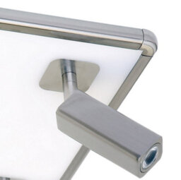 Luminosa Lighting Luminosa Ibiza Ceiling Spotlight 4 Head With Backlit Light 40W Led Square Satin Nickel 4000K, 3000Lm, - thumbnail 4