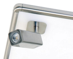 Luminosa Lighting Luminosa Ibiza Ceiling Spotlight 4 Head With Backlit Light 40W Led Square Satin Nickel 4000K, 3000Lm, - thumbnail 3