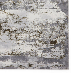 Gold Modern Rug, Abstract Metallic Marble Rug, 11mm Thick Modern Rug, Gold Rug For Bedroom, & Dining Room-160Cm X 230Cm - thumbnail 2