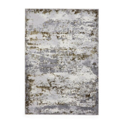 Gold Modern Rug, Abstract Metallic Marble Rug, 11mm Thick Modern Rug, Gold Rug For Bedroom, & Dining Room-160Cm X 230Cm