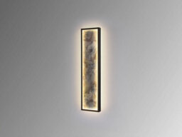 Luminosa Lighting Luminosa Stone 60Cm Integrated Led Wall Lamp Black 3000-6000K - Uk Stock - thumbnail 4