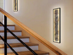 Luminosa Lighting Luminosa Stone 60Cm Integrated Led Wall Lamp Black 3000-6000K - Uk Stock