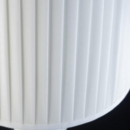 Lighting Supermarket Hepburn Large Ceramic Table Lamp Ivory Pleated Shade Gold Printed Finish 58Cm - thumbnail 6