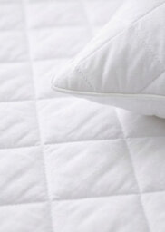 Rapport Home Cotton Percale Fitted Mattress Protector Single White - thumbnail 3