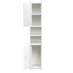 Tall Waterproof Bathroom Storage Cabinet Free Standing Cabinet Organizer - thumbnail 1