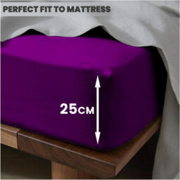 Gc Gaveno Cavailia Percale Deep Fitted Sheet Super King Berry Extra Deep Pocket 16 Inch (40 Cm) - thumbnail 2