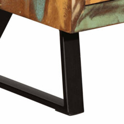 Berkfield Drawer Cabinet Multicolour 70X35X70 Cm Solid Wood Reclaimed - thumbnail 9