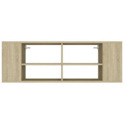 Berkfield Practical Wall-Mounted Tv Cabinet Sonoma Oak 102X35X35 Cm Engineered Wood - thumbnail 4