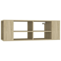 Berkfield Practical Wall-Mounted Tv Cabinet Sonoma Oak 102X35X35 Cm Engineered Wood - thumbnail 1
