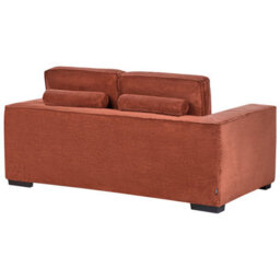 Beliani 2 Seater Vikran Corduroy Golden Brown - thumbnail 6