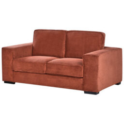 Beliani 2 Seater Vikran Corduroy Golden Brown - thumbnail 5