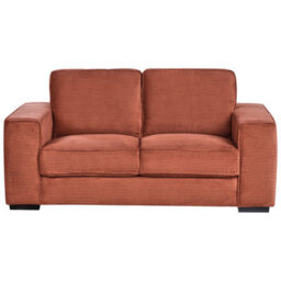 Beliani 2 Seater Vikran Corduroy Golden Brown - thumbnail 4