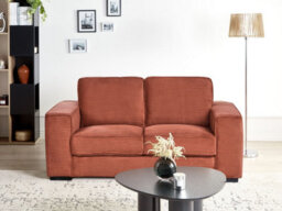 Beliani 2 Seater Vikran Corduroy Golden Brown - thumbnail 2
