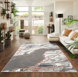 Smart Living Parma Modern Shimmer Rug - Soft Luxury For Living & Bedroom - Pink - 80 X 150 Cm - thumbnail 4