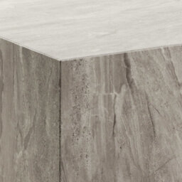 Wyld Haus Munkebo Grey Marble Square Coffee Table 900mm, 420mm H - thumbnail 4