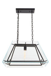 Orsina Palasso Pendant Light, Gold, Black, Glass, Metal - thumbnail 5