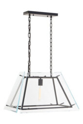 Orsina Palasso Pendant Light, Gold, Black, Glass, Metal - thumbnail 4