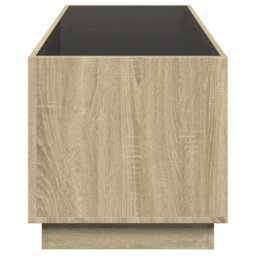 Berkfield Coffee Table With Infinity Led Sonoma Oak 90X50X50 Cm - thumbnail 7