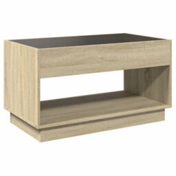 Berkfield Coffee Table With Infinity Led Sonoma Oak 90X50X50 Cm - thumbnail 8