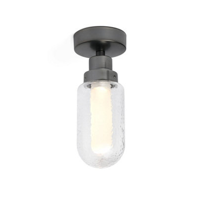 Luminosa Lighting Luminosa Brume Bathroom Led Ceiling Lamp Metallic Grey 3W 2700K - image 1