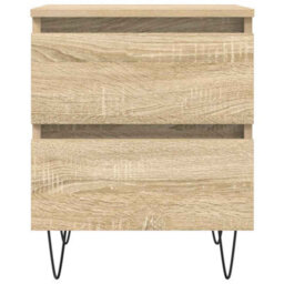 Berkfield Elegant Bedside Cabinet Sonoma Oak 40X35X50 Cm Engineered Wood - thumbnail 5