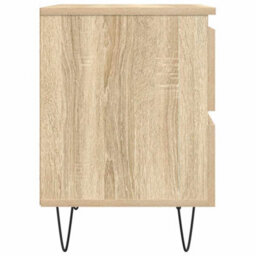 Berkfield Elegant Bedside Cabinet Sonoma Oak 40X35X50 Cm Engineered Wood - thumbnail 7