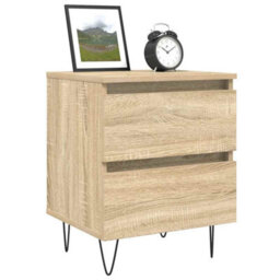 Berkfield Elegant Bedside Cabinet Sonoma Oak 40X35X50 Cm Engineered Wood - thumbnail 3