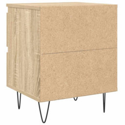 Berkfield Elegant Bedside Cabinet Sonoma Oak 40X35X50 Cm Engineered Wood - thumbnail 8