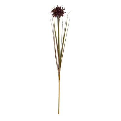 Hill Interiors Aster Spider Chrysanthemum Artificial Flower Burgundy (One Size) - image 1