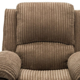 More4Homes Postana Jumbo Cord Fabric Manual Recliner Armchair Lounge Home Reclining Chair (Brown) - thumbnail 7