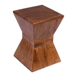 Elm Home And Products Elm Home And Garden Side End Lamp Table Dark Oak Finish Solid Mango Wood Fully Assembled 50Cm High X 35Cm Wide X 35Cm Deep - thumbnail 4