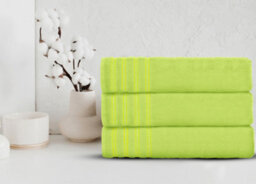 Velosso Lime Everyday 100% Cotton Towels 360 Gsm Super Jumbo Bath Sheet