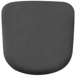 Beliani Black Velvet Rocking Chair With Metal Legs - Compact Modern Rocking Armchair - thumbnail 6