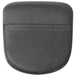 Beliani Black Velvet Rocking Chair With Metal Legs - Compact Modern Rocking Armchair - thumbnail 7
