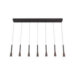 Lucide Joakim 1300 Led Bar Ceiling Pendant Light Coffee - thumbnail 3
