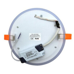 Long Life Lamps Company 12W Recessed Ceiling Led Round Ring Panel Blue - thumbnail 3