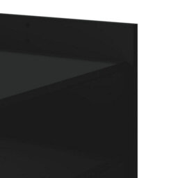 Berkfield Coffee Table Black 80X50X50 Cm Engineered Wood - thumbnail 9