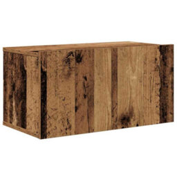 Berkfield Modern Tv Cabinet Set Wall-Mounted 6 Pcs Old Wood Engineered Wood - thumbnail 6