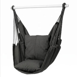 Mountview Hammock Chair Hanging Rope Swing Seat Indoor Outdoor With Cushions - thumbnail 3