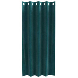 Berkfield Blackout Curtains With Eyelets 2 Pcs Dark Green Velvet - thumbnail 3
