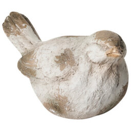 Beliani Set Of 3 Garden Figurines Anghiari Bird Beige - thumbnail 3