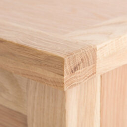 London Oak Ottoman Blanket Box - Fully Assembled By Roseland Furniture - thumbnail 9