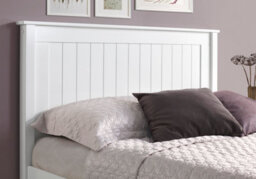Save On Goods UK 5Ft King Size Pure White,wood,bed Frame Wooden Low Foot End,solid Panel Bed Frame.shaker Style - thumbnail 4