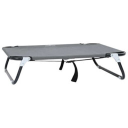 Vidaxl Dog Bed 80 X 55 X 18 Cm Steel Light Grey - thumbnail 2