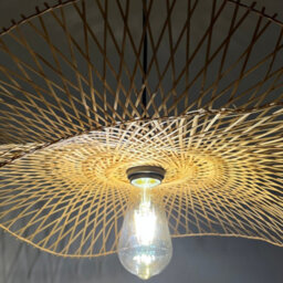 CGC Lighting Cgc Tulul Duo Large 56 Cm Bamboo Lamp Shade Easy Fit Lampshade - thumbnail 3