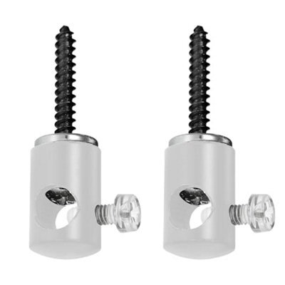 Ceiling Swag Hooks 2 Pcs Metal Chandelier Hooks For Hanging Spider Pendant Light, Fabric Wire Cable Fixture With Screws - image 1