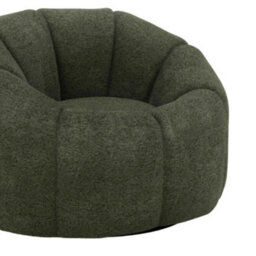 Where Saints Go Ltd Armchair Morrissey Accent Chair Basil Green Boucle Swivel Lounge Chair By Where Saints Go - thumbnail 5