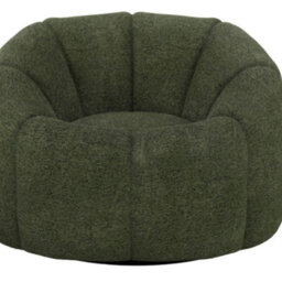 Where Saints Go Ltd Armchair Morrissey Accent Chair Basil Green Boucle Swivel Lounge Chair By Where Saints Go - thumbnail 8